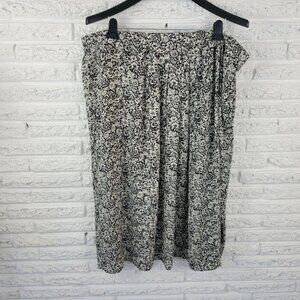 Fitting Image Womens Skirt 24 Plus Below Knee ALine Full Sheer FLO134E